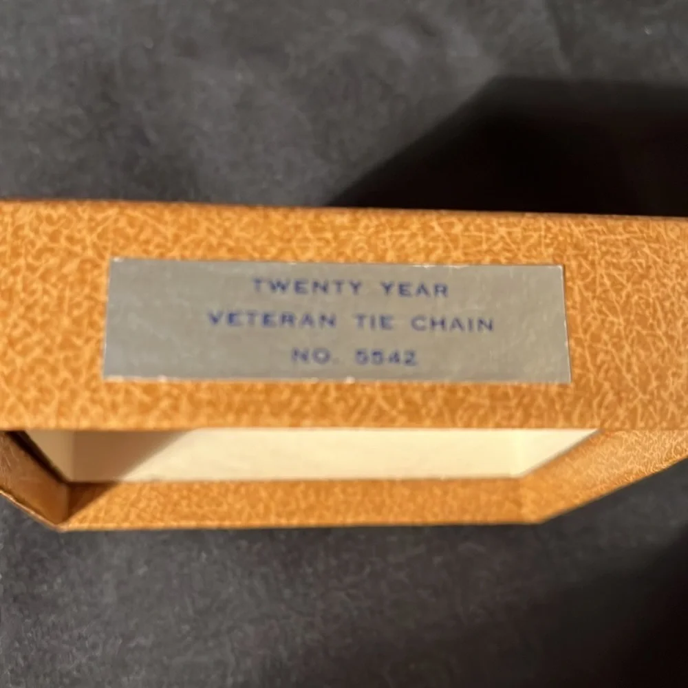 20 year veteran Boy Scouts tie chain